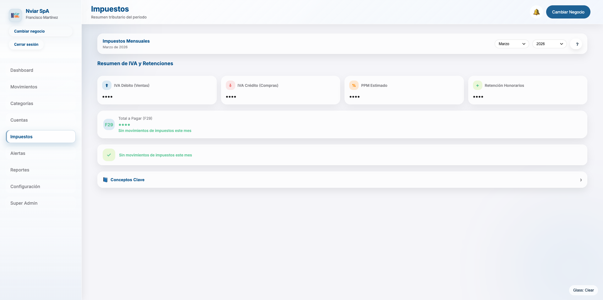 Módulo de Impuestos Kursal Finanzas