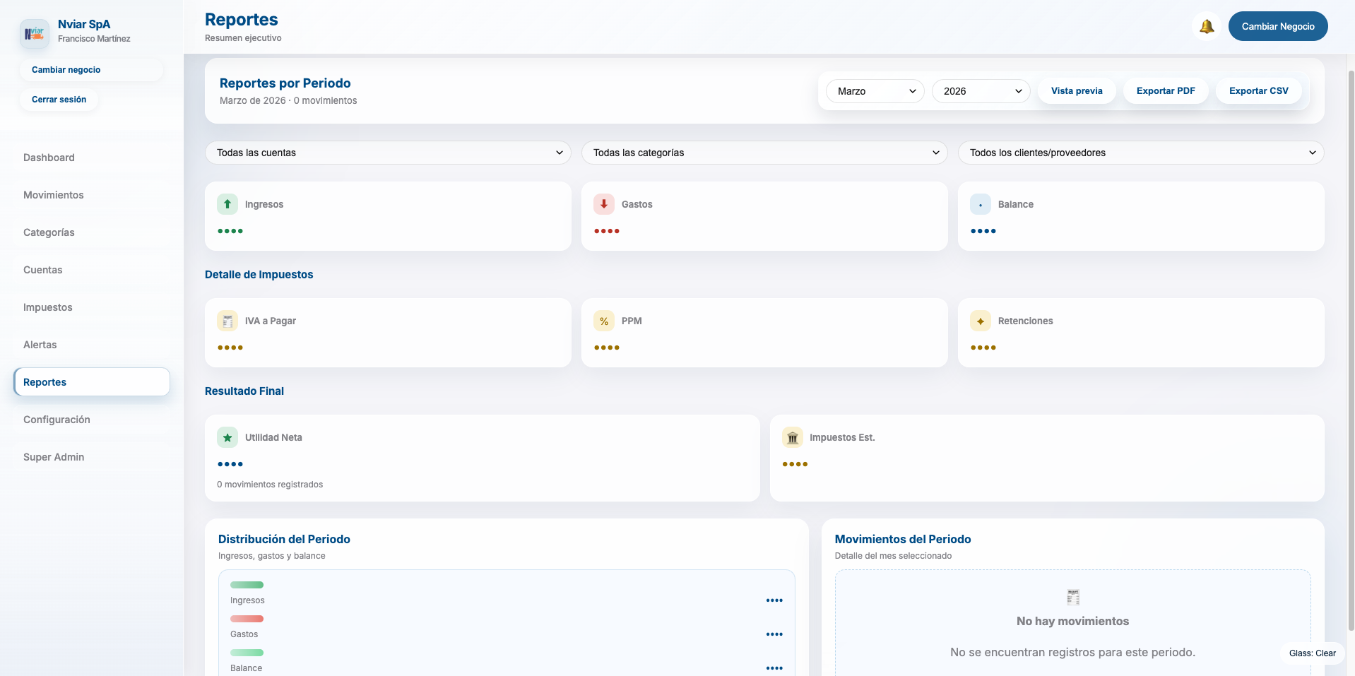 Módulo de Reportes Kursal Finanzas
